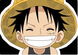 Luffy smiling Meme Template