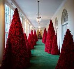 Melania's Christmas Trees Meme Template