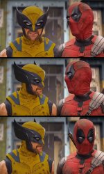 Deadpool and Wolverine Meme Template