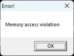 Memory access violation Meme Template