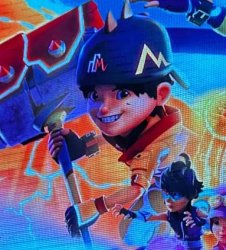 Boboiboy Rumble/Gentar Reveal Meme Template