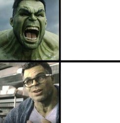 Hulk-Angry-Calm-Meme Meme Template