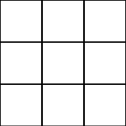 3x3 Grid with textboxes Meme Template