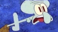 Squidward Throat Goat Meme Template