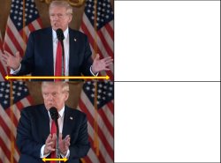 Trump talks about size Meme Template