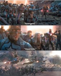 Avengers Assemble Meme Template