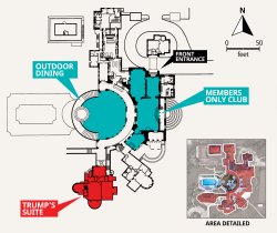 Mar-a-Lago floor plan FBI search Meme Template