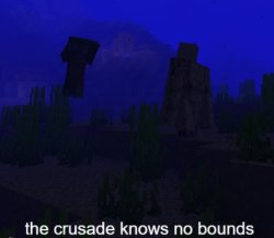 Iron Golem the crusades knows no bounds Meme Template