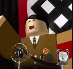 Roblox hitler Meme Template