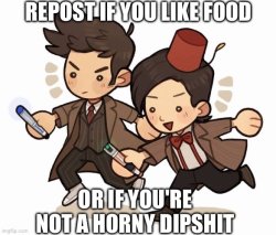 Repost if you like food,or if you're not a horny dipshit Meme Template