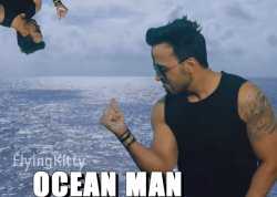 Ocean man Meme Template