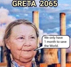 Old Greta Meme Template