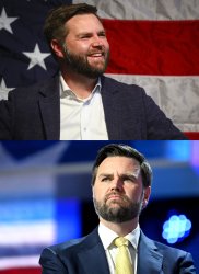 JD vance happy sad Meme Template