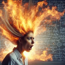 Woman's hair catches on fire when confronted by facts Meme Template