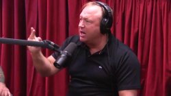 Rogan red curtain alex jones Meme Template