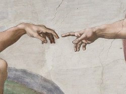 Creation of Adam close up Meme Template