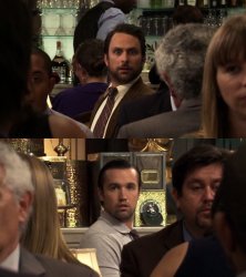 It's Always Sunny Staredown Meme Template