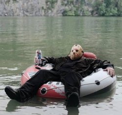 Friday 13th Rafting Meme Template