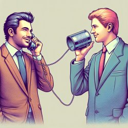 trump and musk talking on a can-telephone Meme Template