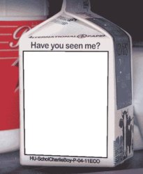 Milk box Meme Template