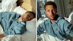 Steph curry waking up Meme Template