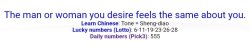 Fortune Woman/Man Desire 63 Meme Template