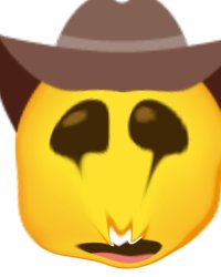 Cursed cowboy emoji Meme Template