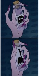 Emperor's New Groove Poison Bottle Label Vial Llama Meme Template