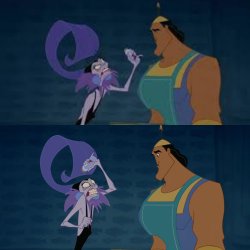 Extract of llama emperor's new groove Meme Template