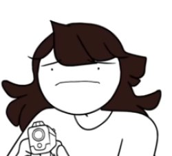 sad Jaiden with gun Meme Template