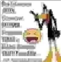 pixelated daffy Meme Template