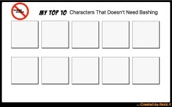 characters that don't need bashing Meme Template