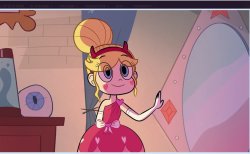 star butterfly in her blood moon ball outfit Meme Template