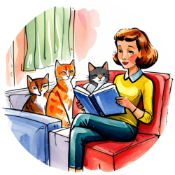 Cat Lady Meme Template
