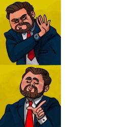 JD Vance Hotline Bling Meme Template