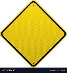 Caution sign Meme Template