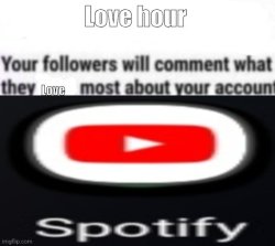 Love hour Meme Template