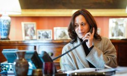 Kamala on the phone Meme Template