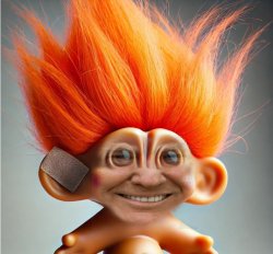 Orange Troll Doll Meme Template