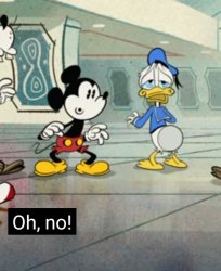 Oh no! (Donald Duck) Meme Template