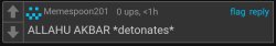 ALLAHU AKBAR *Detonates* Meme Template
