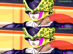 Perfect cell questioning and raising eyebrow Meme Template