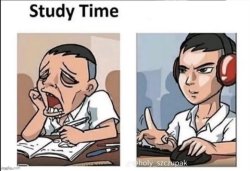 Study time Meme Template