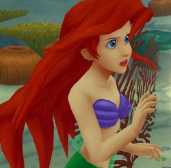 ariel kingdom hearts Meme Template