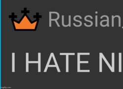 Russian I hate ni Meme Template