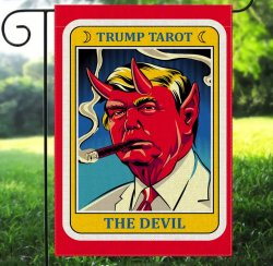 Trump Tarot The Devil Satan Evil Election Republican JPP Meme Template