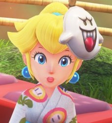 peach cute Meme Template