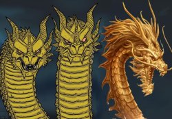 3 headed dragon, 1 ultra strong Meme Template