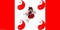Pro-Touhou flag Meme Template