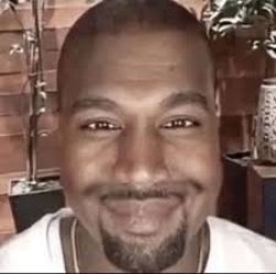 Kanye smiling Meme Template